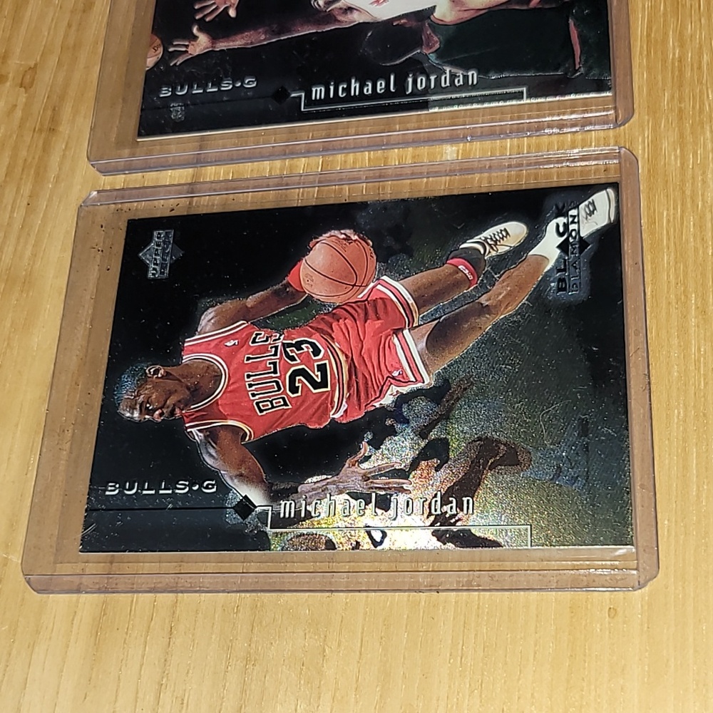 Michael Jordan. 4 BLACK DIAMOND CARDS. Upper Deck. 1996